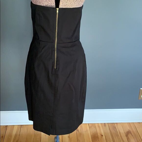 Calvin Klein black strapless midi, size 6 - Picture 4 of 4